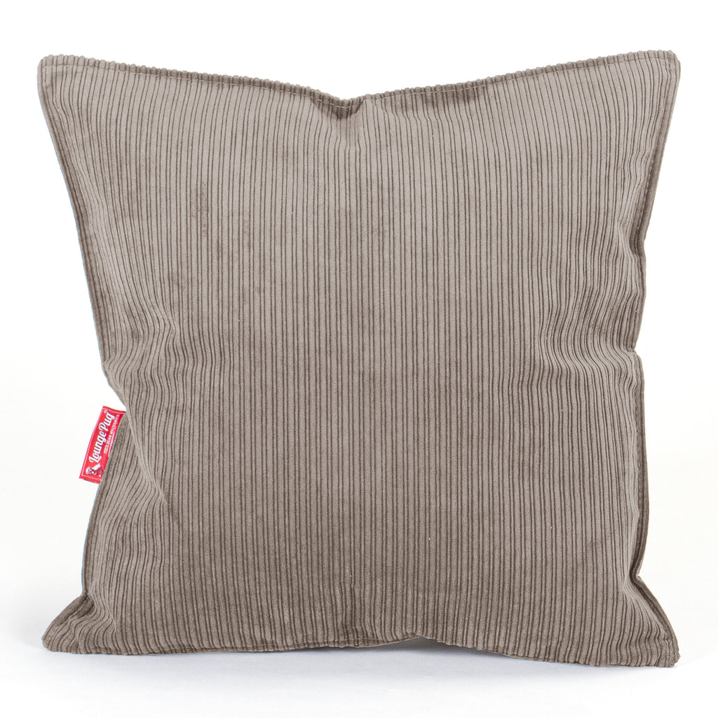 Kussen 47 x 47cm - Ribfluweel Mink 01