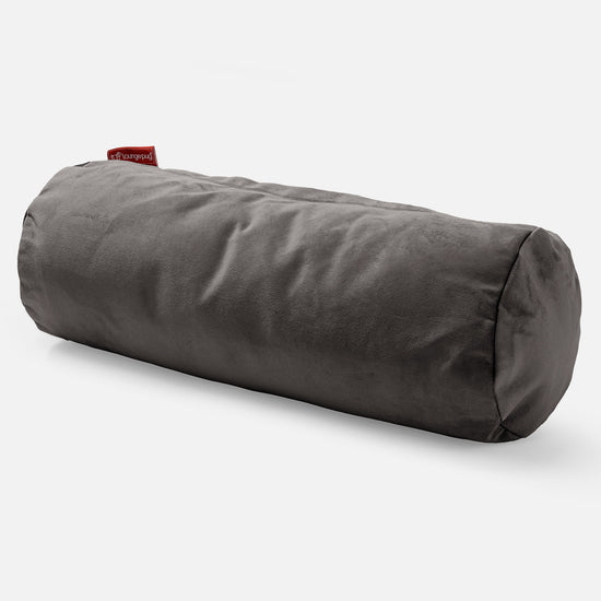 Rolkussen 20 x 55cm - Fluweel Graphite grijs 01