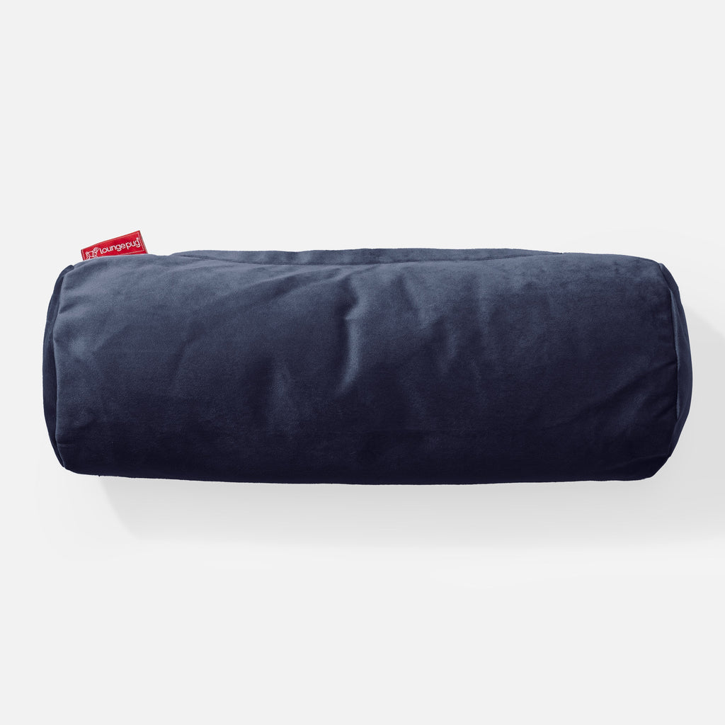 Rolkussen 20 x 55cm - Fluweel Marineblauw 02