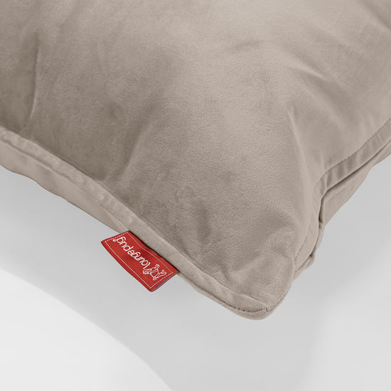 Rolkussen 20 x 55cm - Fluweel Mink 03