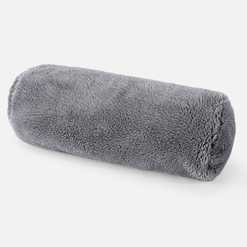 Lounge Pug Rolkussen 20 x 55cm Ultra Pluche Corduroy Saliegroen Cylinder Kussen– Big Bertha