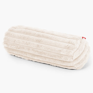 Rolkussenhoes 20 x 55cm - Ultra Pluche Corduroy Crème