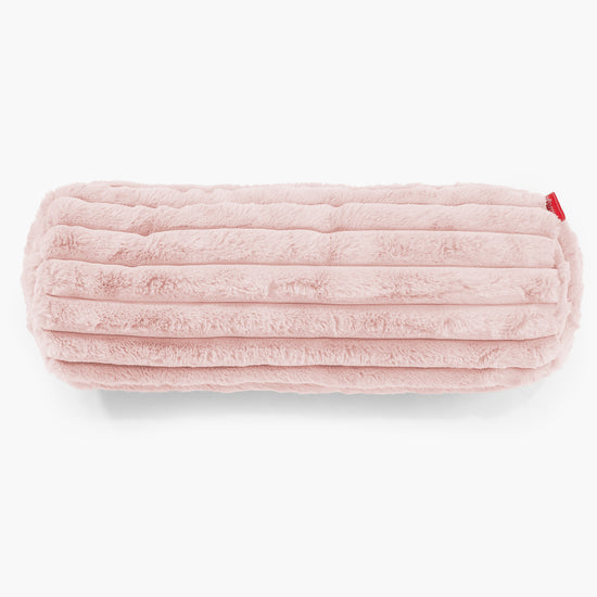 Rolkussenhoes 20 x 55cm - Ultra Pluche Corduroy Stoffig Roze 02