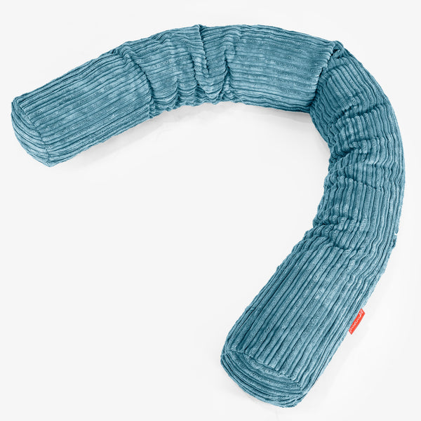 Rolkussen, CloudSac Vezel-latex Vlokvulling - Corduroy Petrol 01