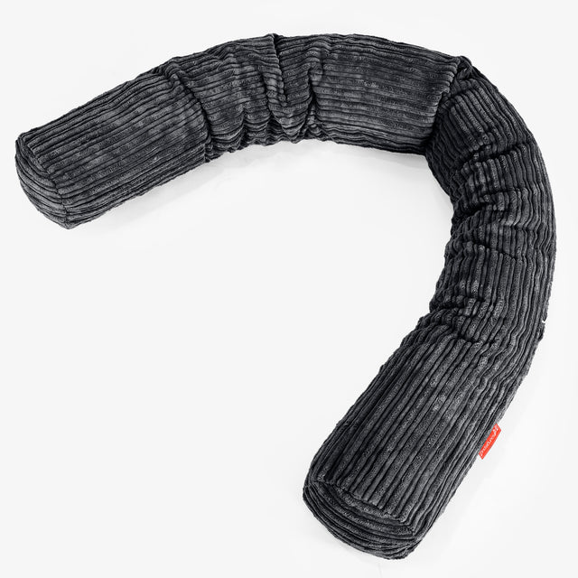 Rolkussen XL - Corduroy Zwart 01