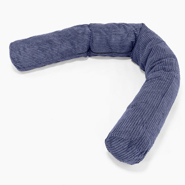Rolkussen, CloudSac Vezel-latex Vlokvulling - Pompom Paars 01