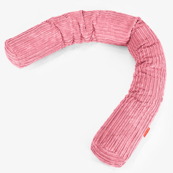 Rolkussen, CloudSac Vezel-latex Vlokvulling - Corduroy Koraal 01