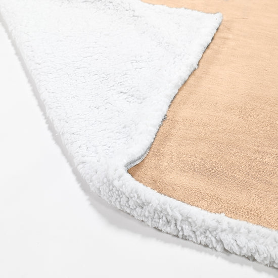 Sherpa-deken - Fleece Blond Mink 02