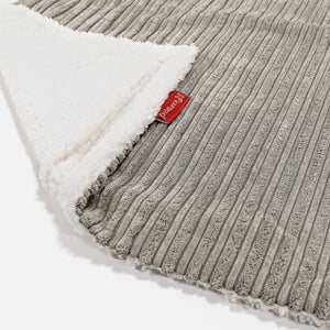 Sherpa-sprei / Deken - Corduroy Mink