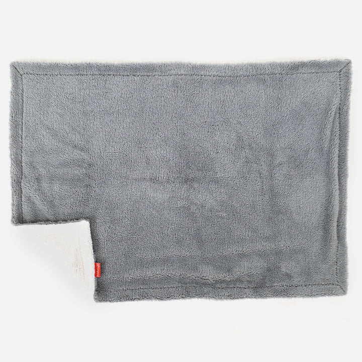 Sherpa-sprei / Deken - Nepteddybont Donker grijs 02