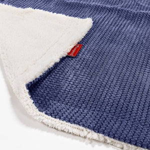 Sherpa-sprei / Deken - Pompom Paars