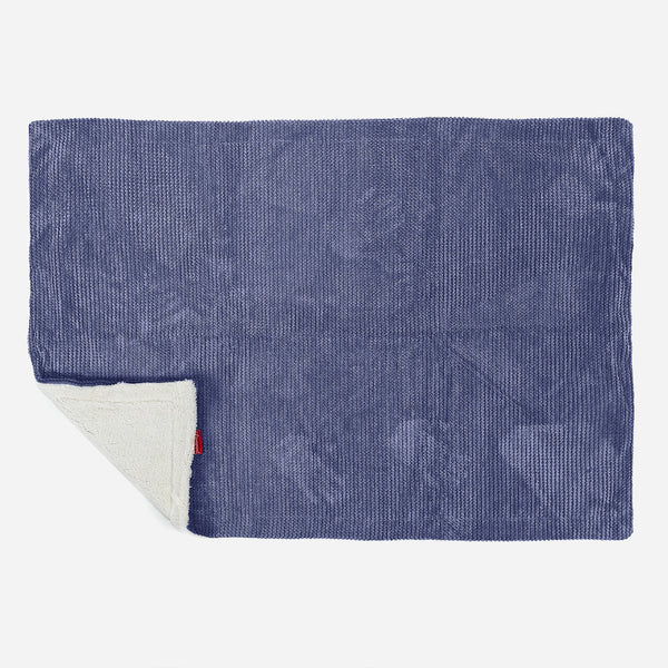 Sherpa-sprei / Deken - Pompom Paars 02