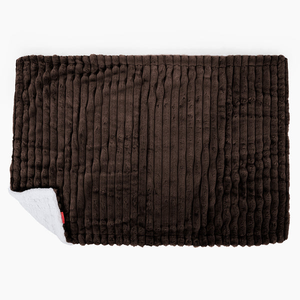 Sherpa-sprei / Deken - Ultra Pluche Corduroy Sabel Fabric Close-up Image
