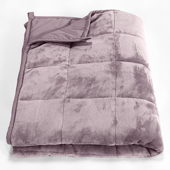 Verzwaarde Deken voor Kinder - Flanellen Fleece Bleekroze 01