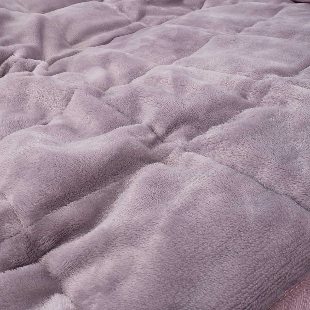 Verzwaarde Deken voor Kinder - Flanellen Fleece Bleekroze 04
