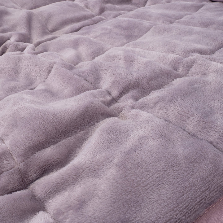 Verzwaarde Deken voor Kinder - Flanellen Fleece Bleekroze 04