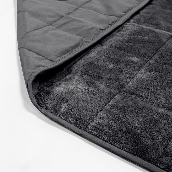 Verzwaarde Deken voor Volwassenen - Flanellen Fleece Grijs 02