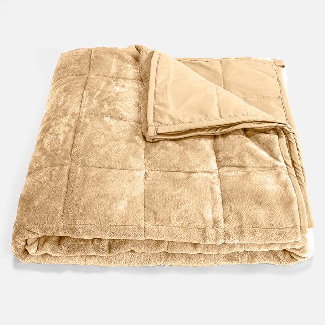 Verzwaarde Deken voor Volwassenen - Flanellen Fleece Mink 01