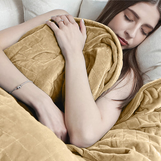 Verzwaarde Deken voor Volwassenen - Flanellen Fleece Mink 05