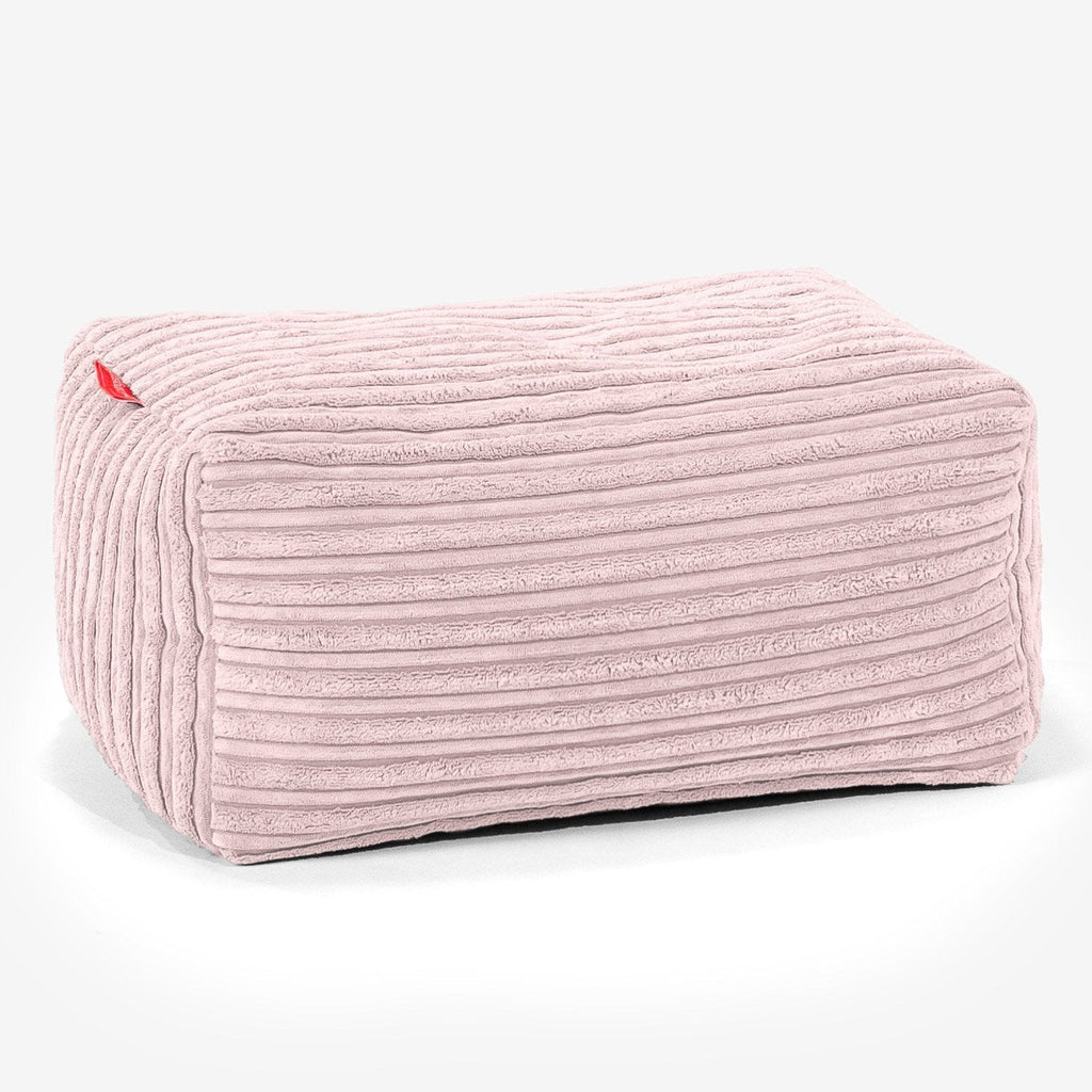 Voetenbank Poef - Corduroy Blozen Roze 01