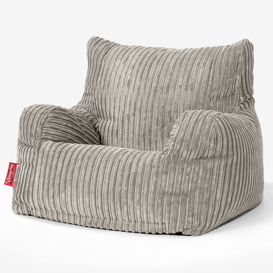 Zitbankfauteuil voor Tieners 6-14 jaar oud - Corduroy Mink 02