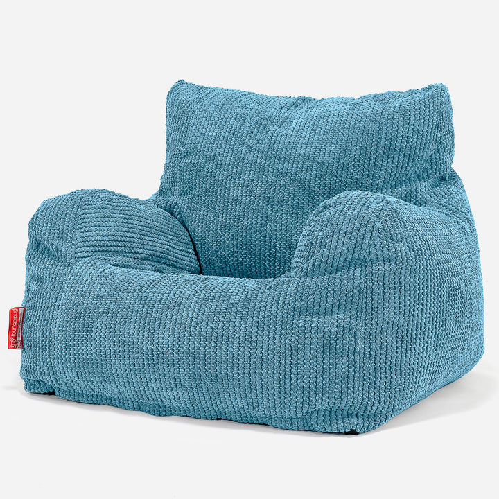 Zitbankfauteuil voor Tieners 6-14 jaar oud - Pompom Petrol 02