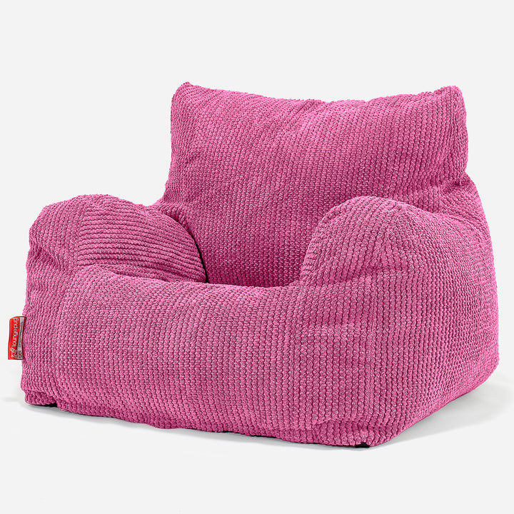 Zitbankfauteuil voor Tieners 6-14 jaar oud - Pompom Roze 02