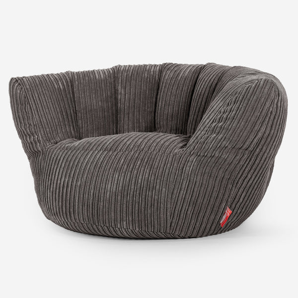 Zitzak Charles Vintish - Corduroy Graphite Grijs 01