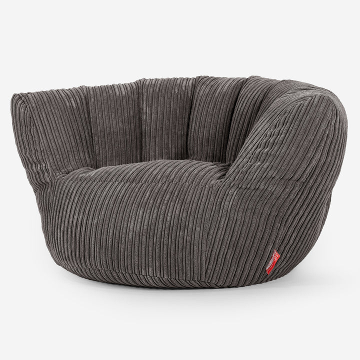Zitzak Charles Vintish - Corduroy Graphite Grijs 01