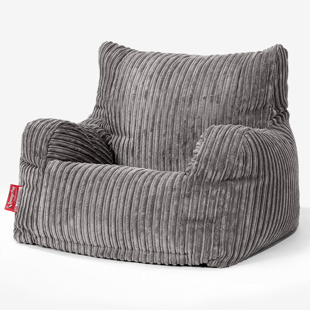 Zitzak Fauteuil - Corduroy Graphite Grijs 01