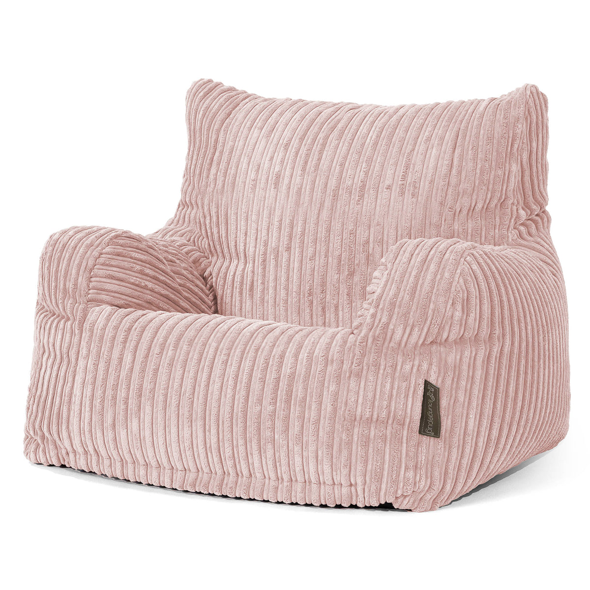 Lounge Pug Louis 3-zitsbank Zitzak Corduroy Blozen Roze- Big Bertha