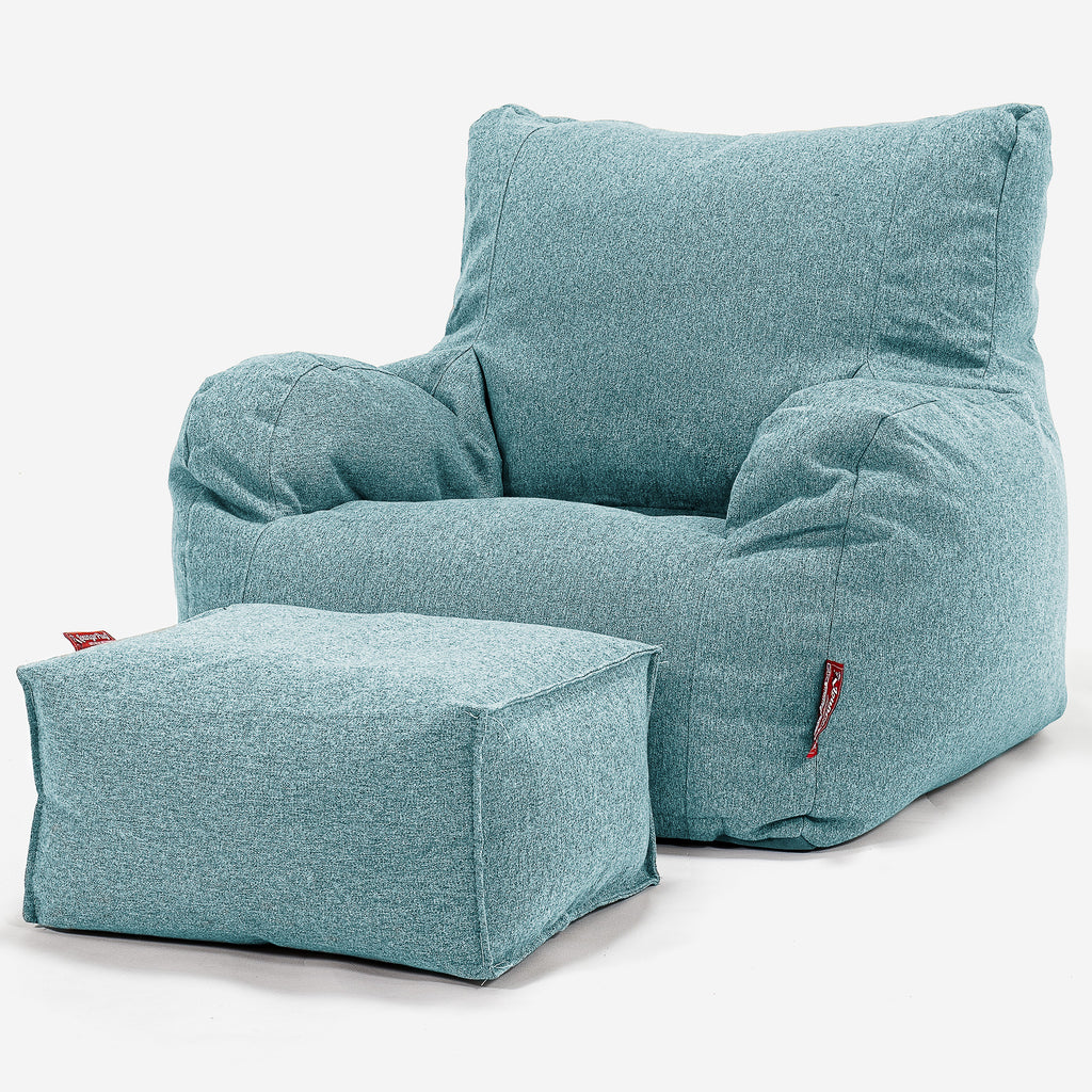 Zitzak Fauteuil - Interalli Wol Aqua 02