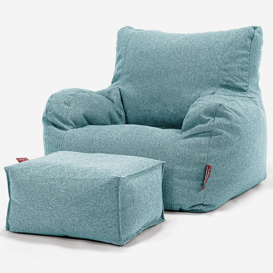 Zitzak Fauteuil - Interalli Wol Aqua 02