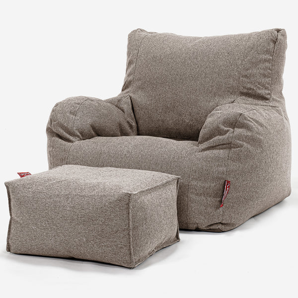 Zitzak Fauteuil - Interalli Wol Biscuit 01