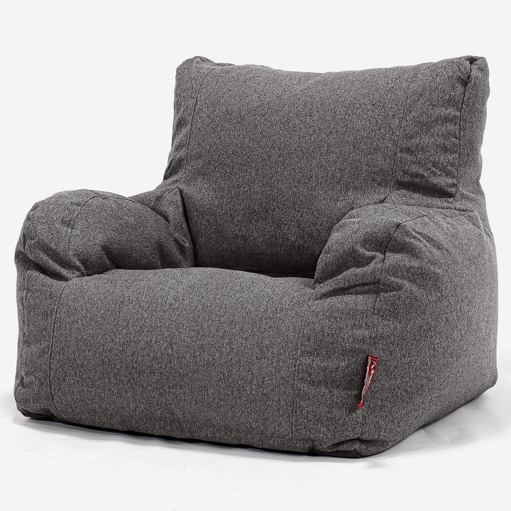 Zitzak Fauteuil - Interalli Wol Grijs 01