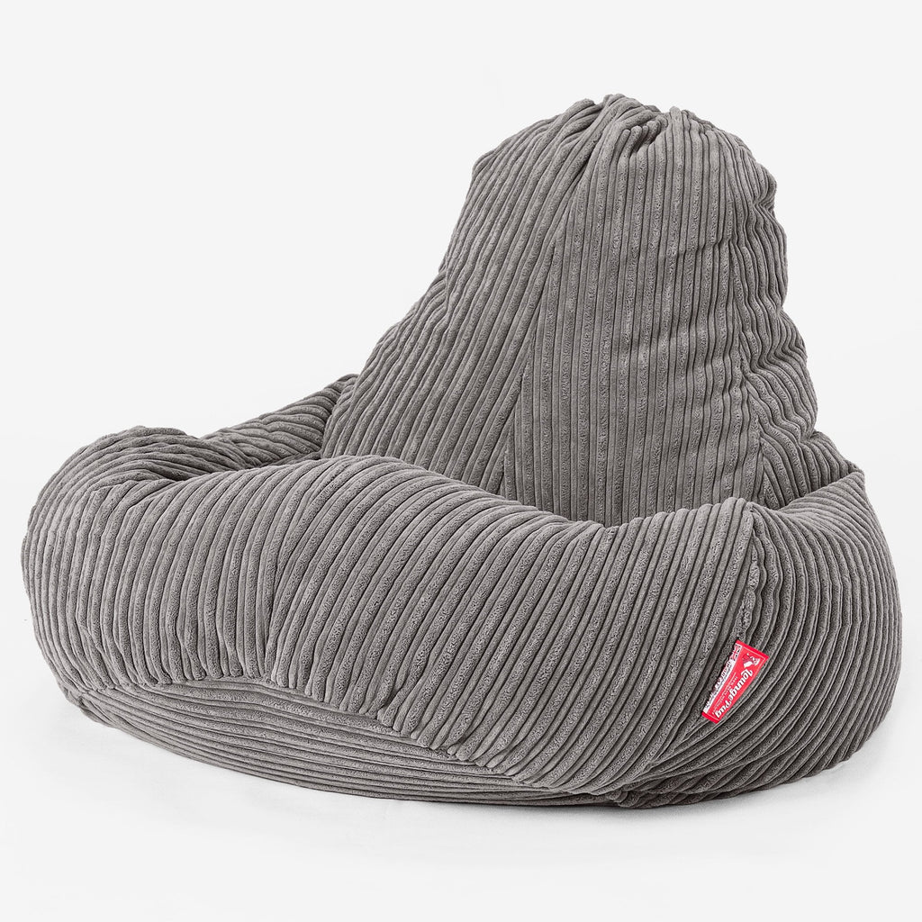 Gamezitzakstoel Ultra Lux - Corduroy Graphite Grijs 01