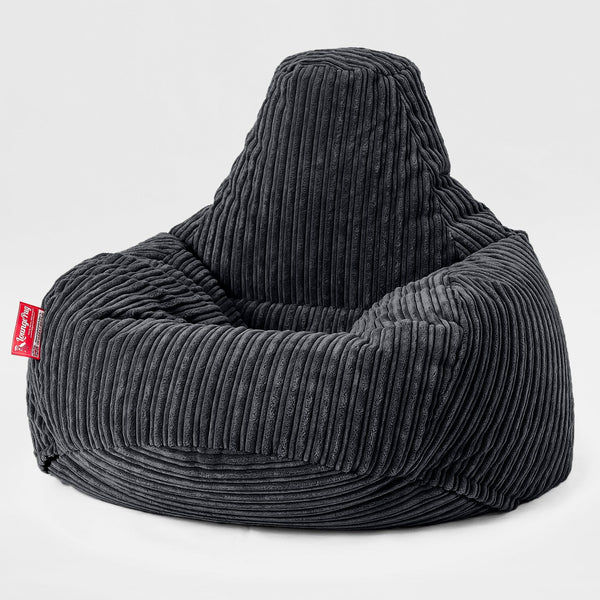 Druppelvormige Zitzakstoel - Corduroy Zwart 01