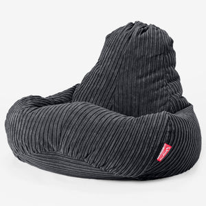 Gamezitzakstoel Ultra Lux - Corduroy Zwart