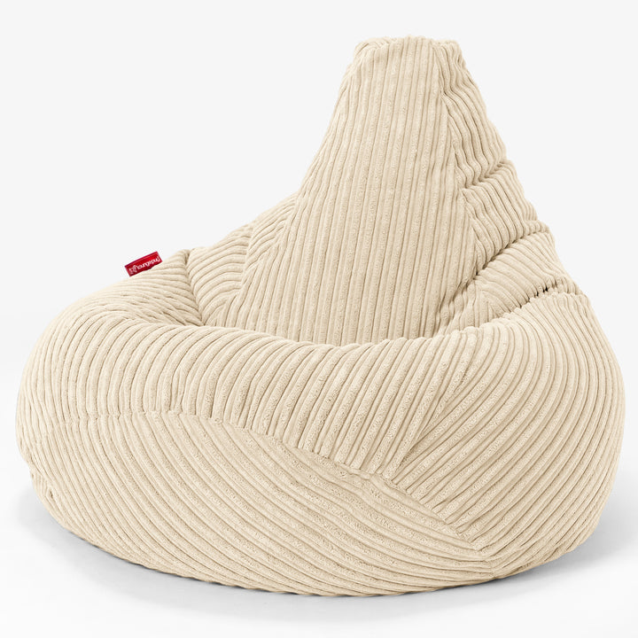 Zitzak Gaming Stoel - Corduroy Crème 02
