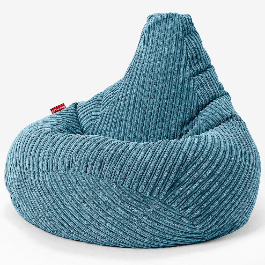 Zitzak Gaming Stoel - Corduroy Petrol 02