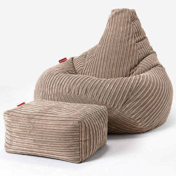 Zitzak Gaming Stoel - Corduroy Zand 01