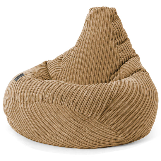 Lounge Pug, Zitzak Stoel Poef, Corduroy Teal- Big Bertha Original NL Lounge Pug, Zitzak Stoel Poef, Corduroy Teal- Big Bertha Original NL
