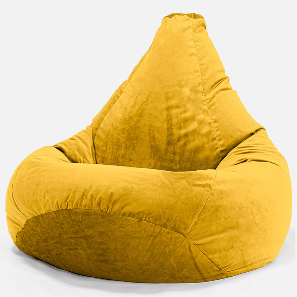 Zitzak Gaming Stoel - Fluweel Goud 01