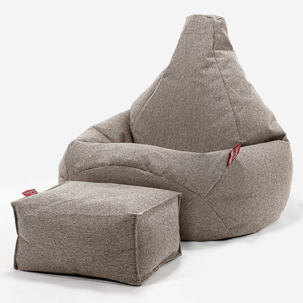 Zitzak Gaming Stoel - Interalli Wol Biscuit 01