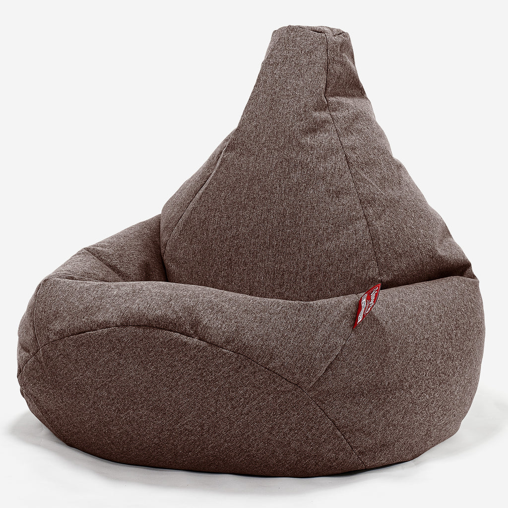 Zitzak Gaming Stoel - Interalli Wol Bruin 02