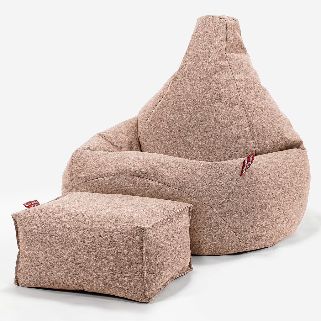 Zitzak Gaming Stoel - Interalli Wol Zand 01