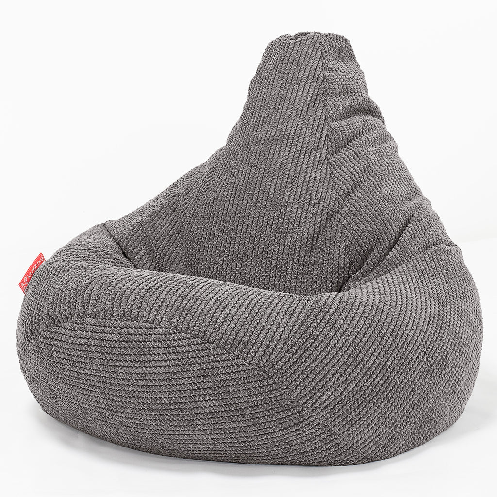 Zitzak Gaming Stoel - Pompom Antraciet 02
