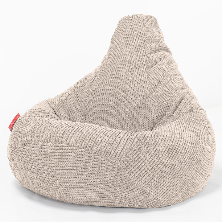 Zitzak Gaming Stoel - Pompom Crème 02