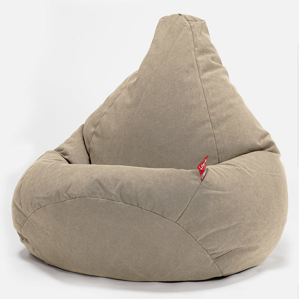 Zitzak Gaming Stoel - Stonewashed Kaki 01