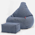 Stonewashed Marineblauw